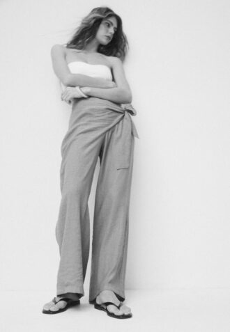 Pantalon sarong fluide