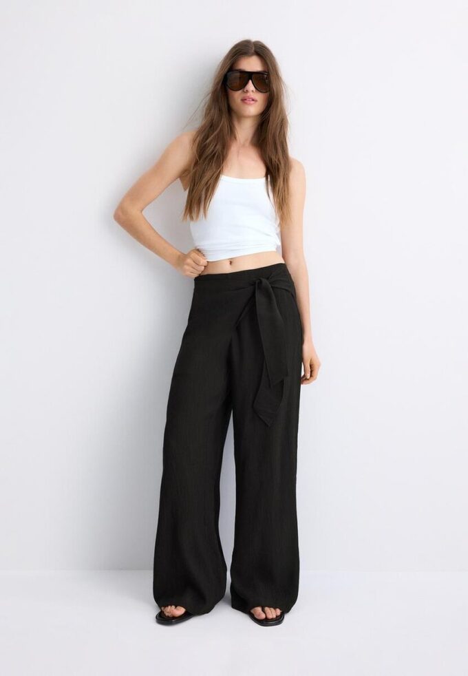 Pantalon sarong fluide