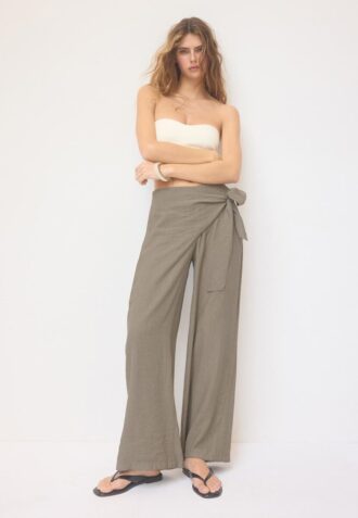 Pantalon sarong fluide