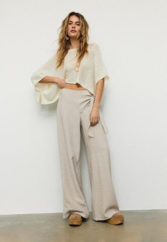 Pantalon sarong fluide