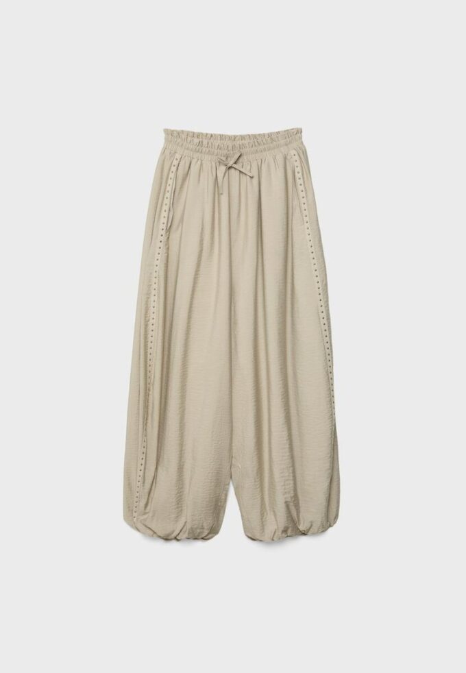 Pantalon sarouel clouté