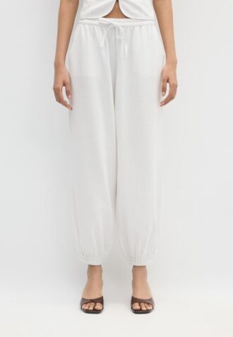 Pantalon sarouel effet lin