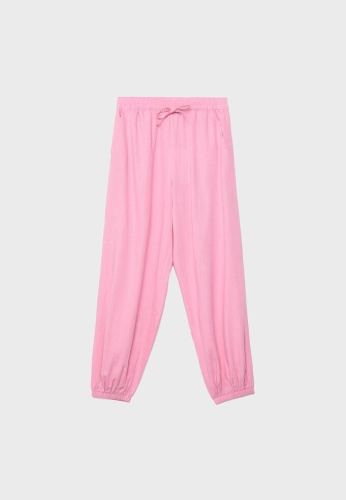 Pantalon sarouel effet lin