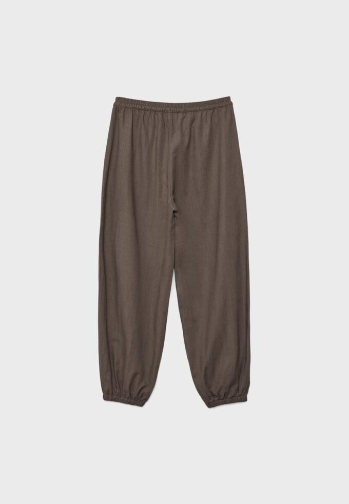 Pantalon sarouel effet lin