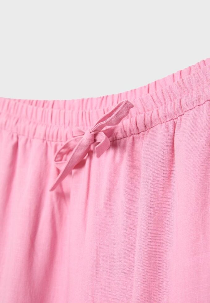 Pantalon sarouel effet lin