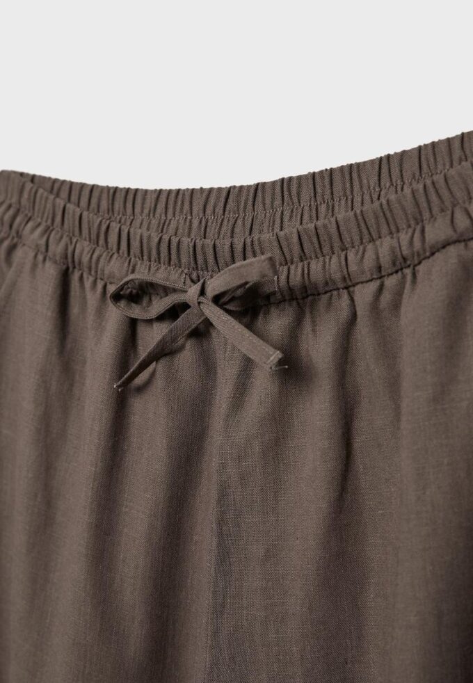Pantalon sarouel effet lin
