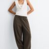 Pantalon sarouel en lyocell