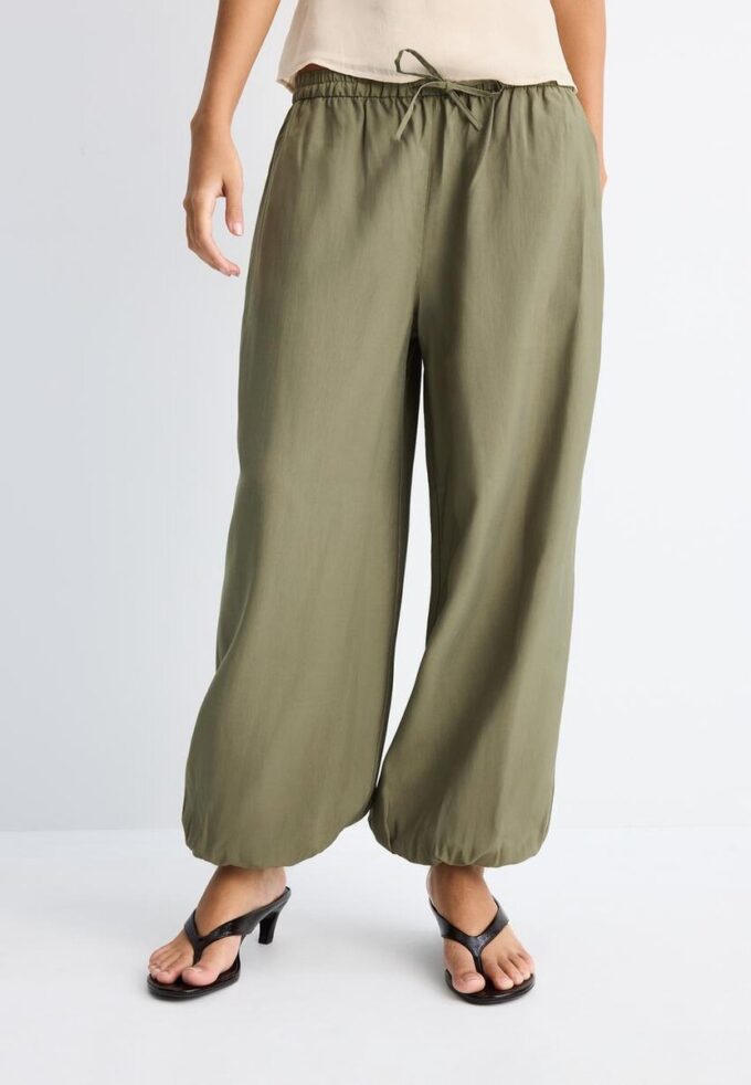 Pantalon sarouel en lyocell