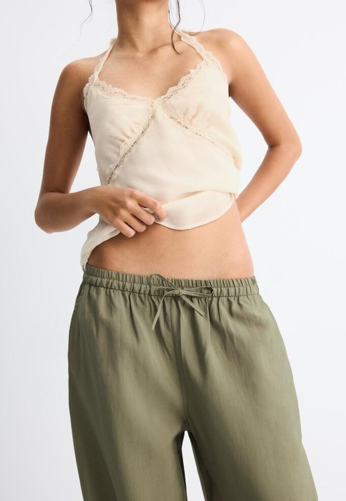 Pantalon sarouel en lyocell