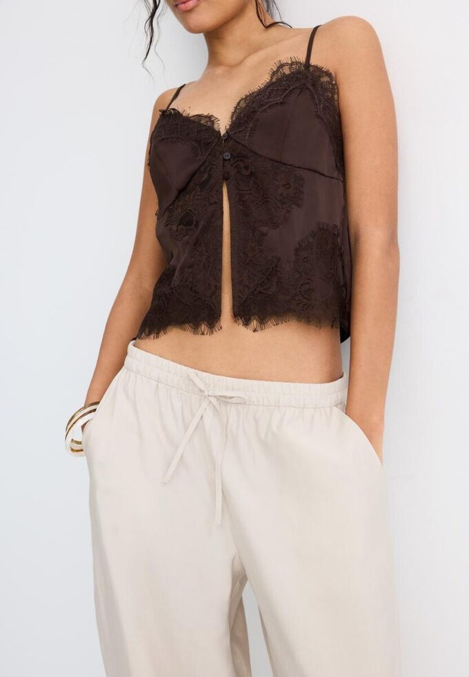 Pantalon sarouel en lyocell Pantalon sarouel en lyocell