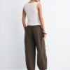 Pantalon sarouel en lyocell