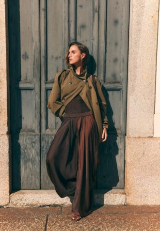 Pantalon sarouel ultra-volumineux