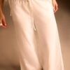 Pantalon Wide Leg effet lin
