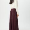 Pantalon Wide Leg en velours avec bordures