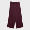Pantalon Wide Leg en velours avec bordures