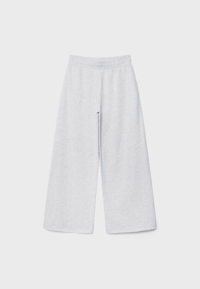 Pantalon Wide Leg en velours avec bordures Pantalon Wide Leg en velours avec bordures