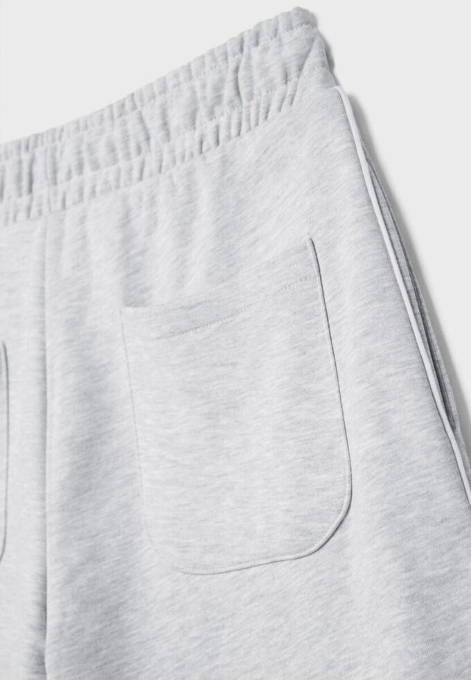 Pantalon Wide Leg en velours avec bordures Pantalon Wide Leg en velours avec bordures