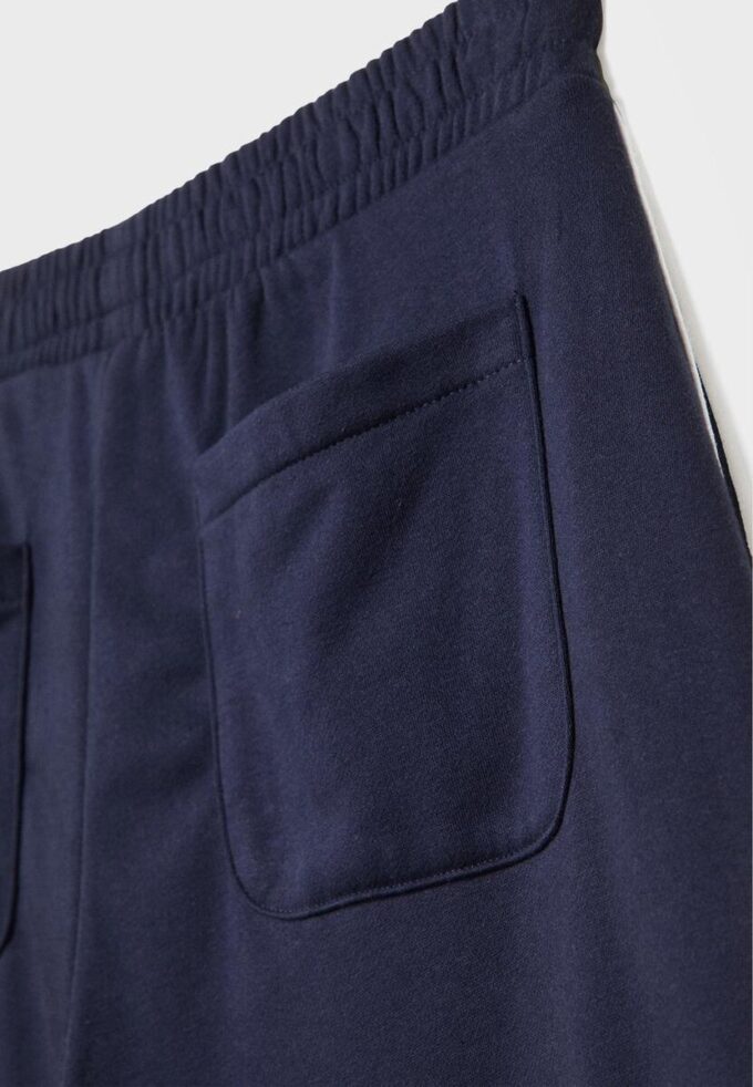 Pantalon Wide Leg en velours avec bordures