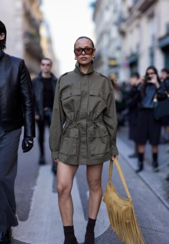 Parka en coton avec poches