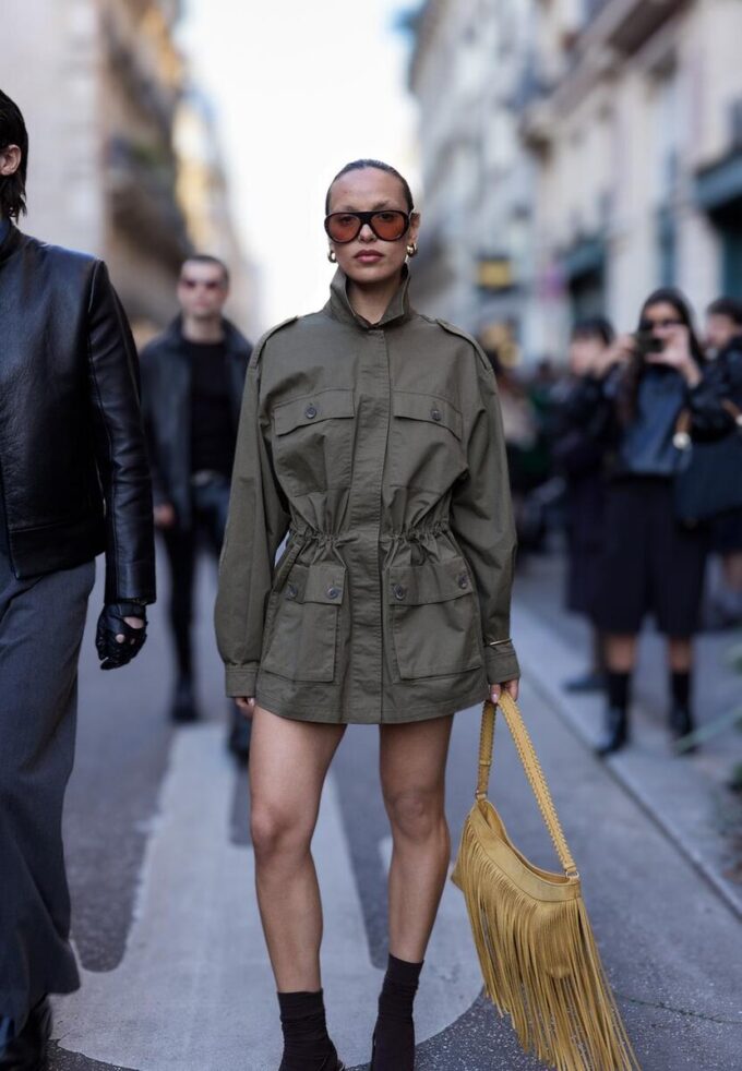 Parka en coton avec poches