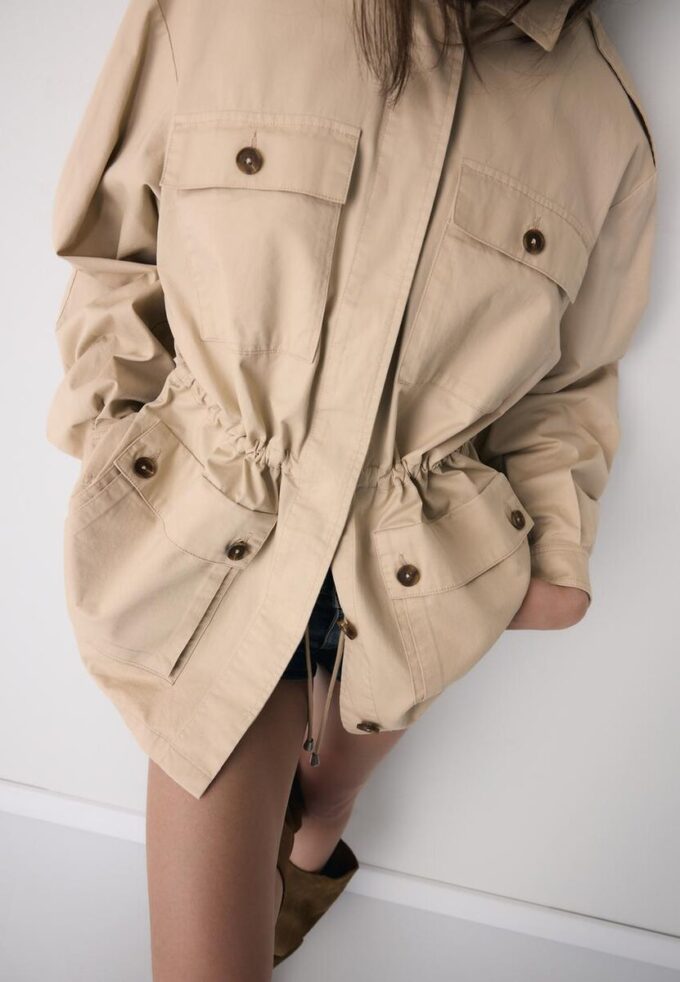 Parka en coton avec poches Parka en coton avec poches