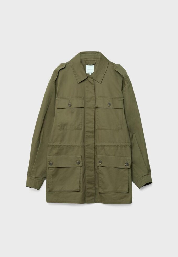 Parka en coton avec poches