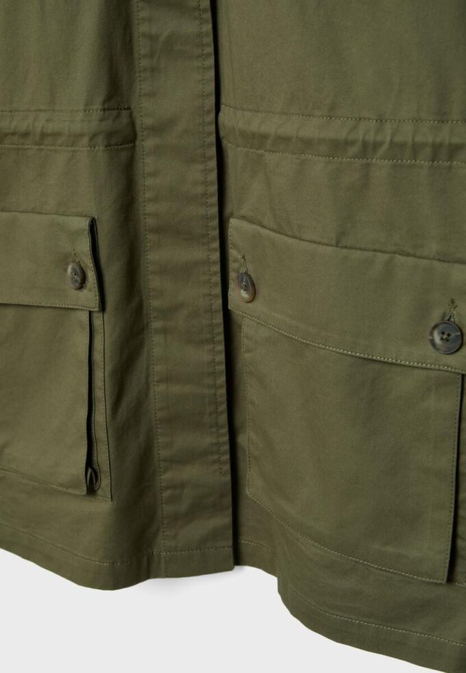 Parka en coton avec poches