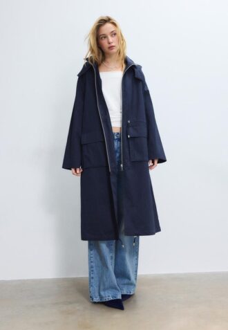 Parka longue et fluide