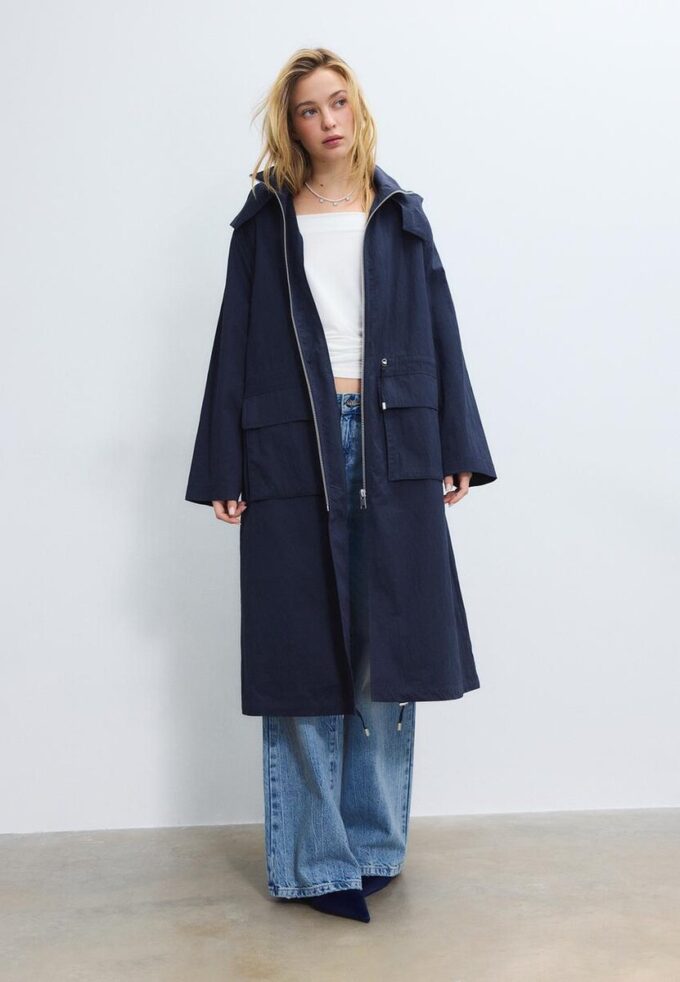 Parka longue et fluide Parka longue et fluide