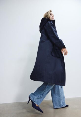 Parka longue et fluide