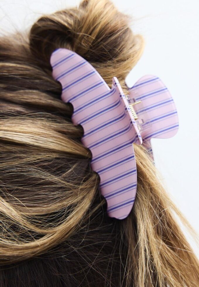 Pince à fourrure rayée