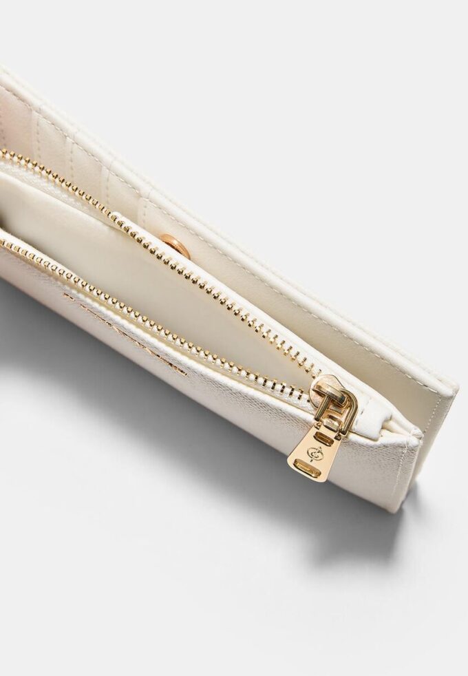 Porte-cartes long en Saffiano