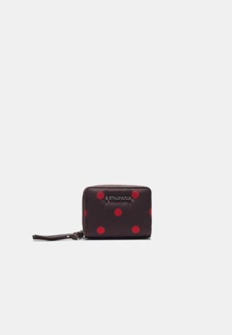 Porte-cartes à pois pour portefeuilles