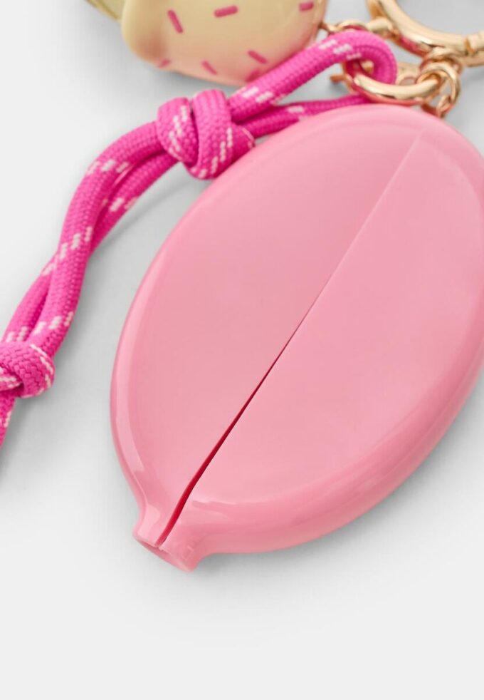 Porte-clés avec breloque en forme de glace Porte-clés avec breloque en forme de glace