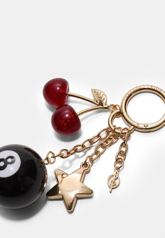 Porte-clés breloque numéro 8