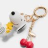 Porte-clés à breloque Snoopy