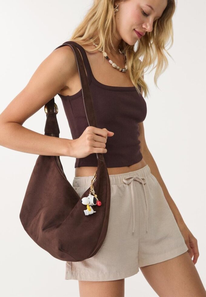 Porte-clés à breloque Snoopy