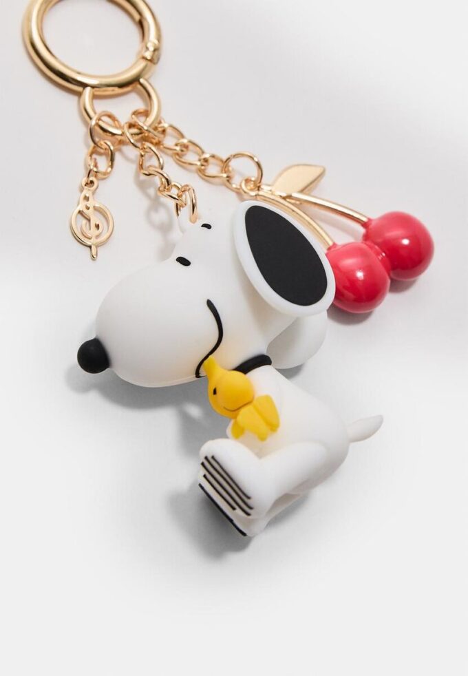 Porte-clés à breloque Snoopy