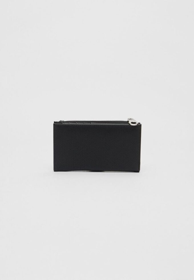 Portefeuille basique à fermeture éclair