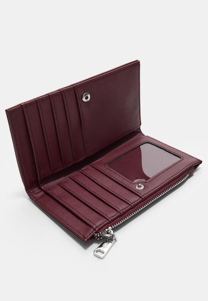 Portefeuille basique à fermeture éclair