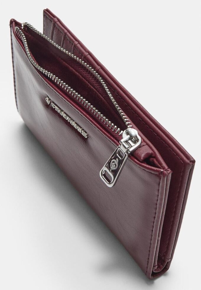 Portefeuille basique à fermeture éclair