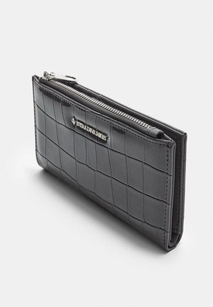 Portefeuille Basiques imitation croco