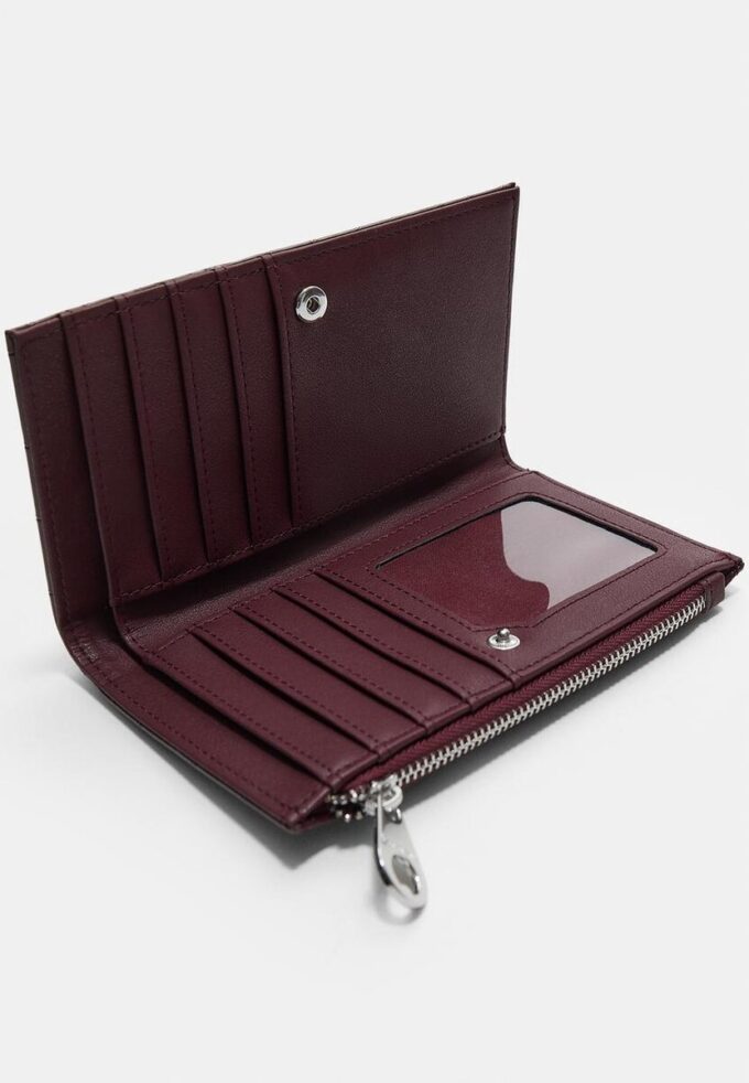 Portefeuille Basiques imitation croco Portefeuille Basiques imitation croco