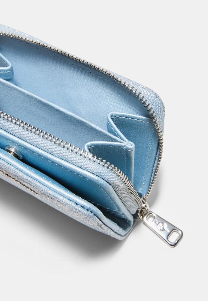 Portefeuille à fermeture éclair scintillant Portefeuille à fermeture éclair scintillant