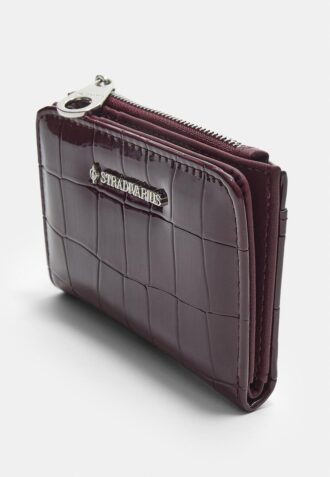 Portefeuille imitation croco