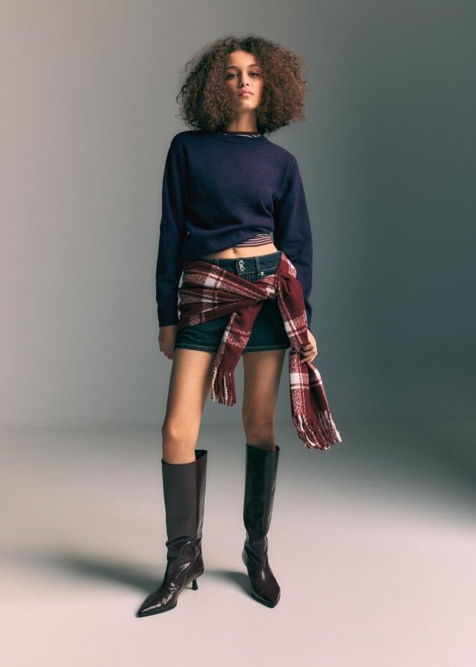 Pull basique en maille au toucher doux