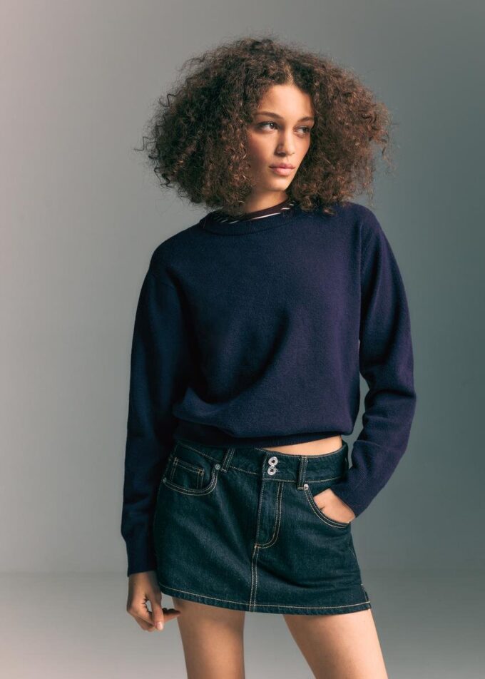 Pull basique en maille au toucher doux