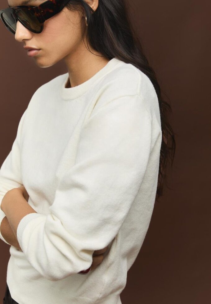 Pull basique en maille au toucher doux