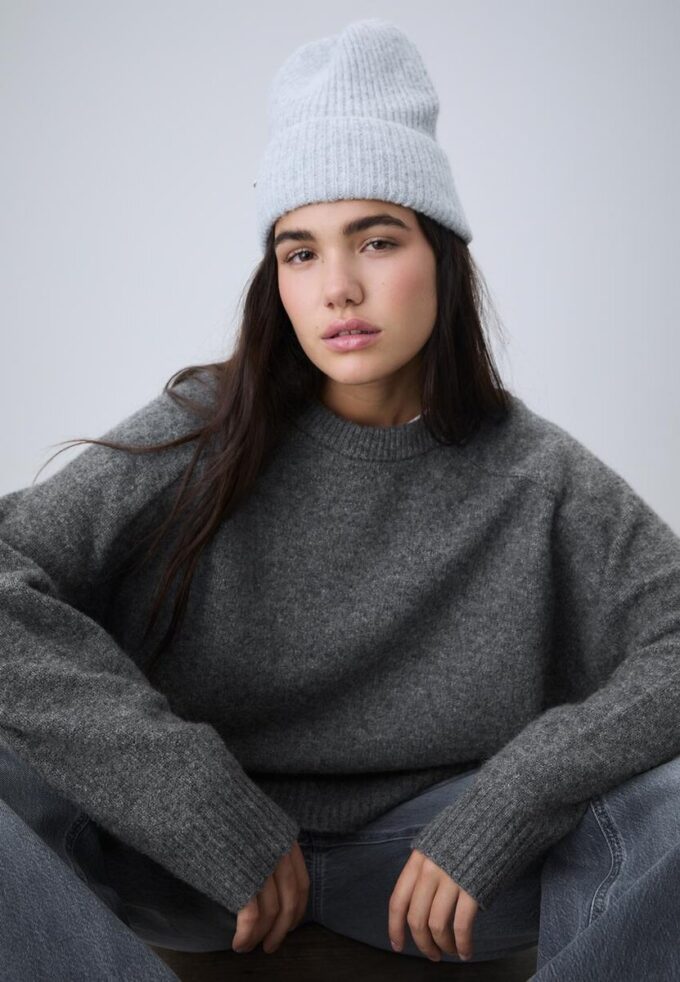 Pull basique en maille douce Pull basique en maille douce