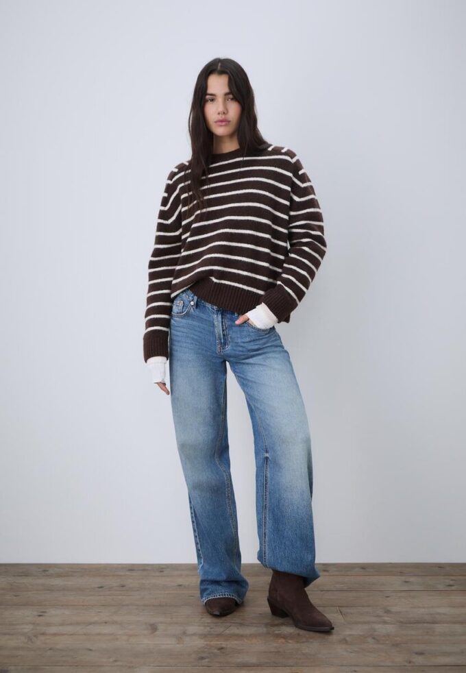 Pull basique en maille douce Pull basique en maille douce